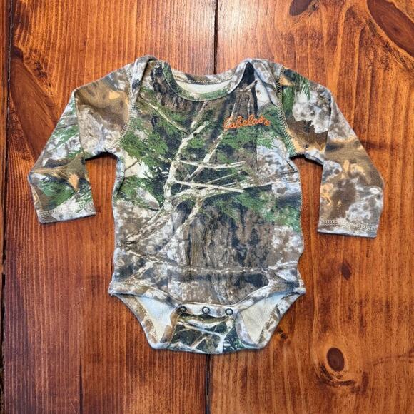 Cabela's Camouflage 0-3 Month Bodysuit - Picture 1 of 4
